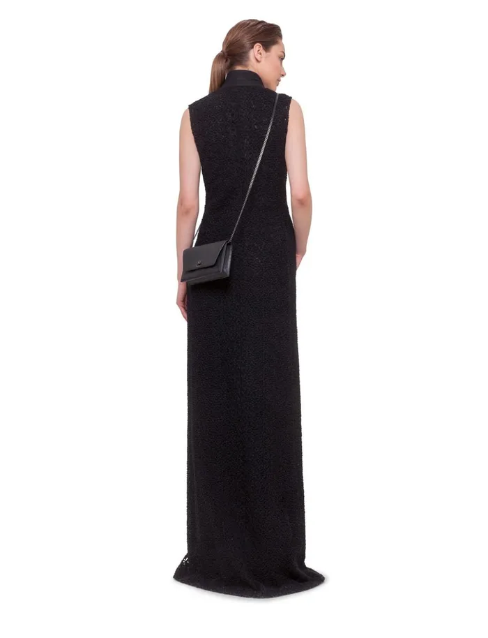 Leather Crossbody Envelope Clutch Black Women Akris Clutches