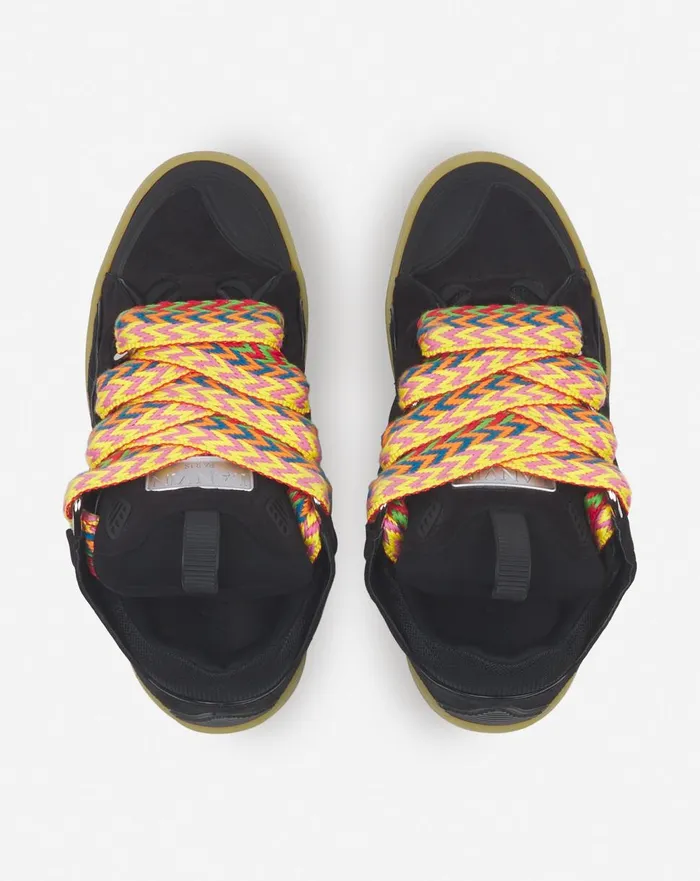 Leather Curb Sneakers Black Women Lanvin Curb Leather Curb Sneakers Black Women Lanvin Curb