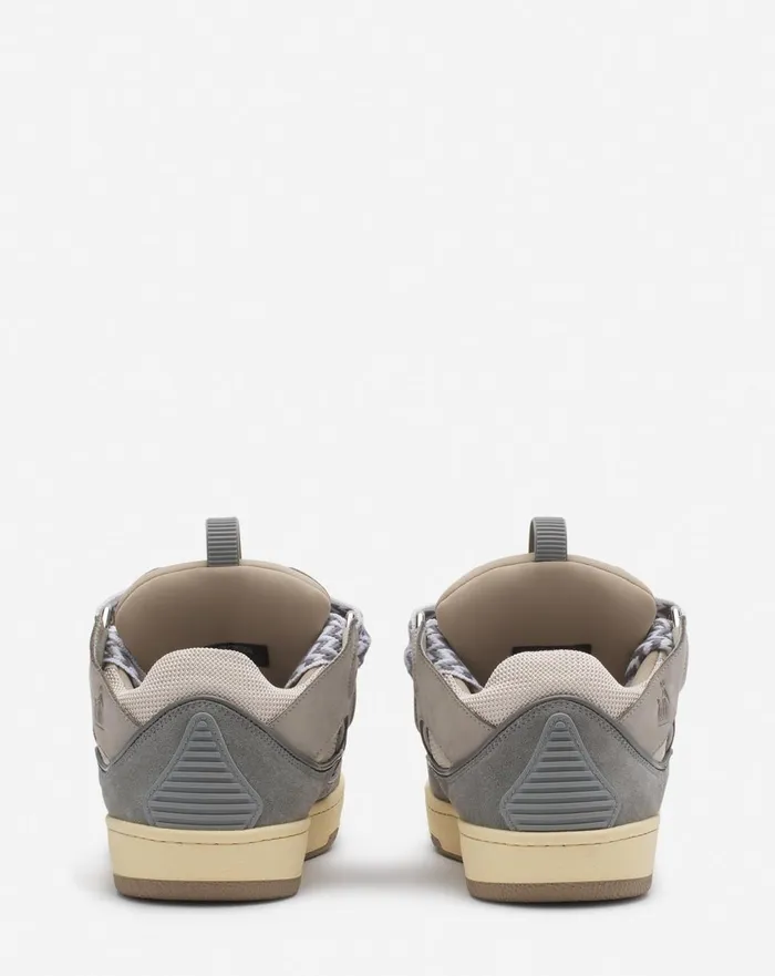 Leather Curb Sneakers Grey 2 Women Lanvin Curb Leather Curb Sneakers Grey 2 Women Lanvin Curb