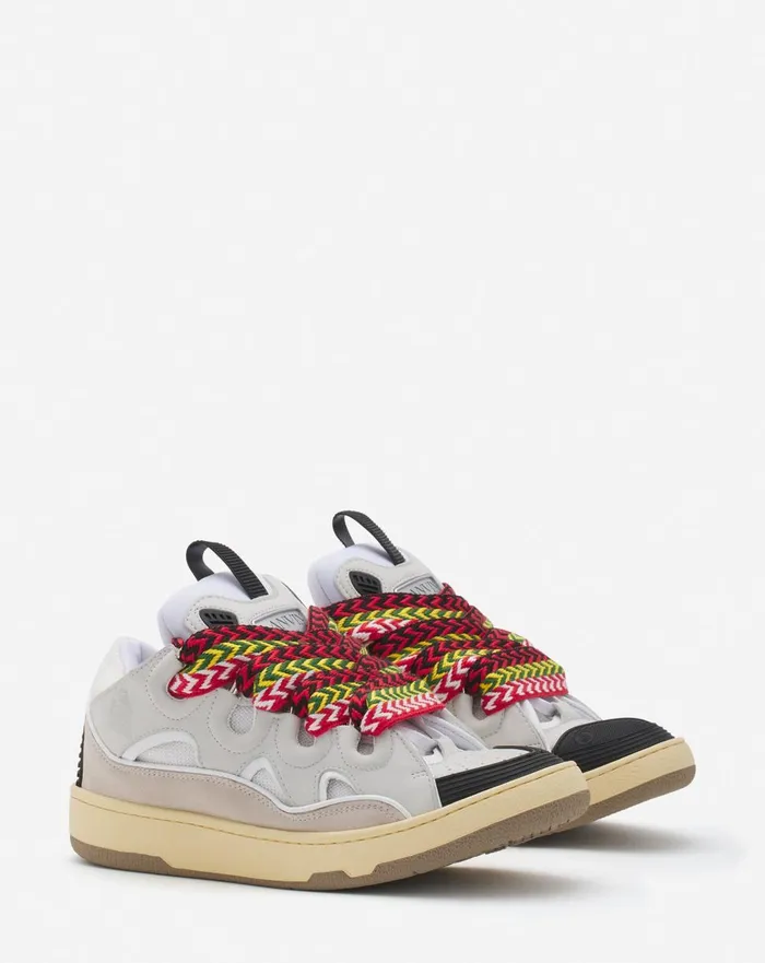 Leather Curb Sneakers White Women Lanvin Sneakers Leather Curb Sneakers White Women Lanvin Sneakers