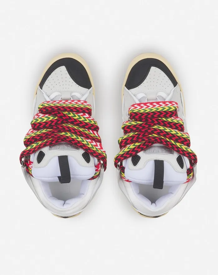 Leather Curb Sneakers White Women Lanvin Sneakers Leather Curb Sneakers White Women Lanvin Sneakers