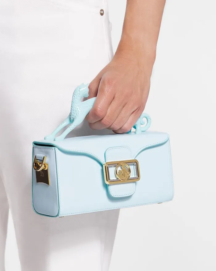 Leather Nano Pencil Cat Bag Lanvin Blue Women Lanvin Crossbody Bags and Shoulder Bags Leather Nano Pencil Cat Bag Lanvin Blue Women Lanvin Crossbody Bags and Shoulder Bags