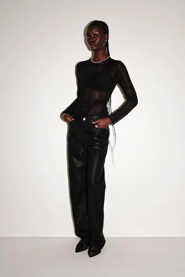 Lena Coated Denim 8211 Black Women Won Hundred Jeans Lena Coated Denim 8211 Black Women Won Hundred Jeans
