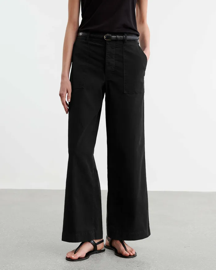LEON BOY PANT Carbon Women Pants and Shorts Nili Lotan