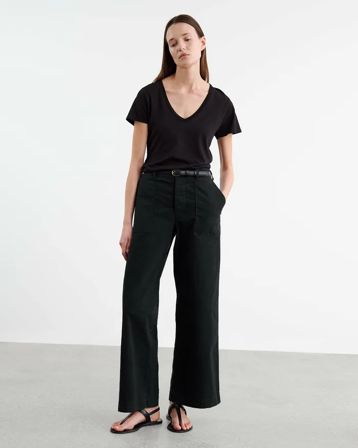 LEON BOY PANT Carbon Women Pants and Shorts Nili Lotan