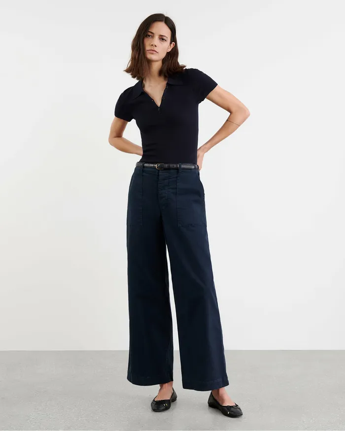 LEON BOY PANT Carbon Women Pants and Shorts Nili Lotan