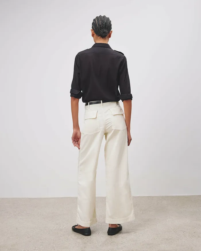 LEON BOY PANT Carbon Women Pants and Shorts Nili Lotan