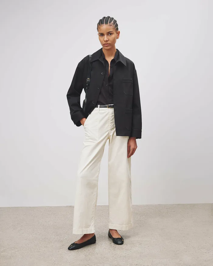 LEON BOY PANT Carbon Women Pants and Shorts Nili Lotan