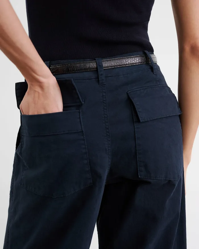 LEON BOY PANT Carbon Women Pants and Shorts Nili Lotan