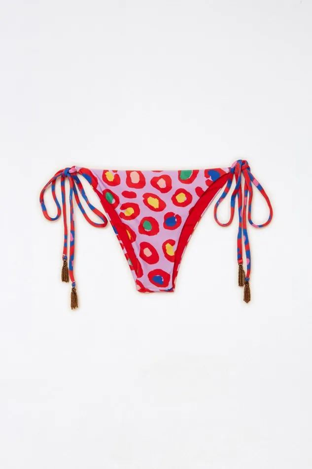 Leopard Pop Triangle Bikini Bottom Women Farm Rio Bikinis