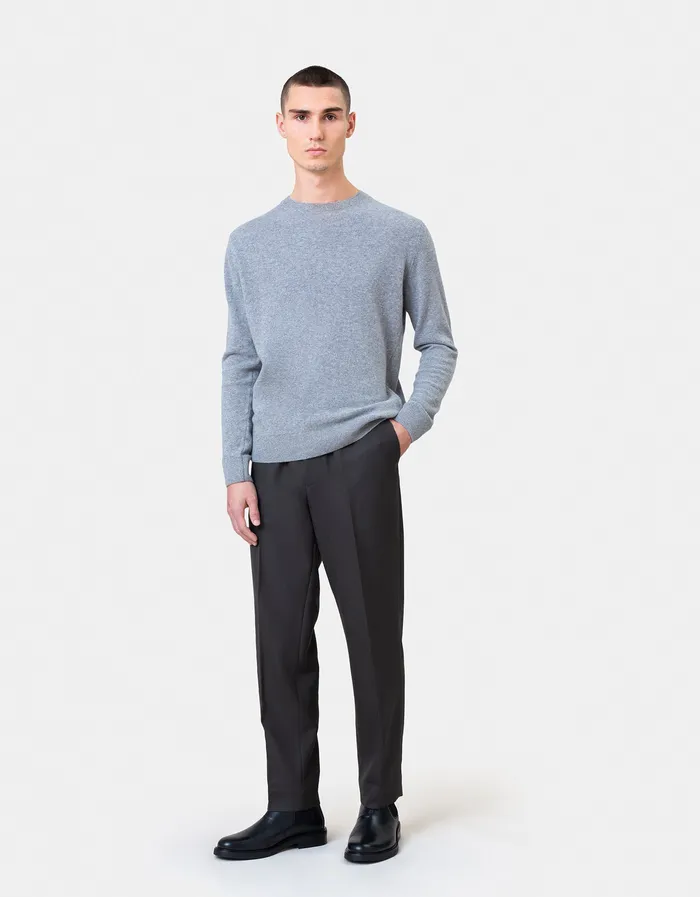 Light Merino Wool Crew 8211 Honey Beige Knit Sweaters Colorfulstandard Men
