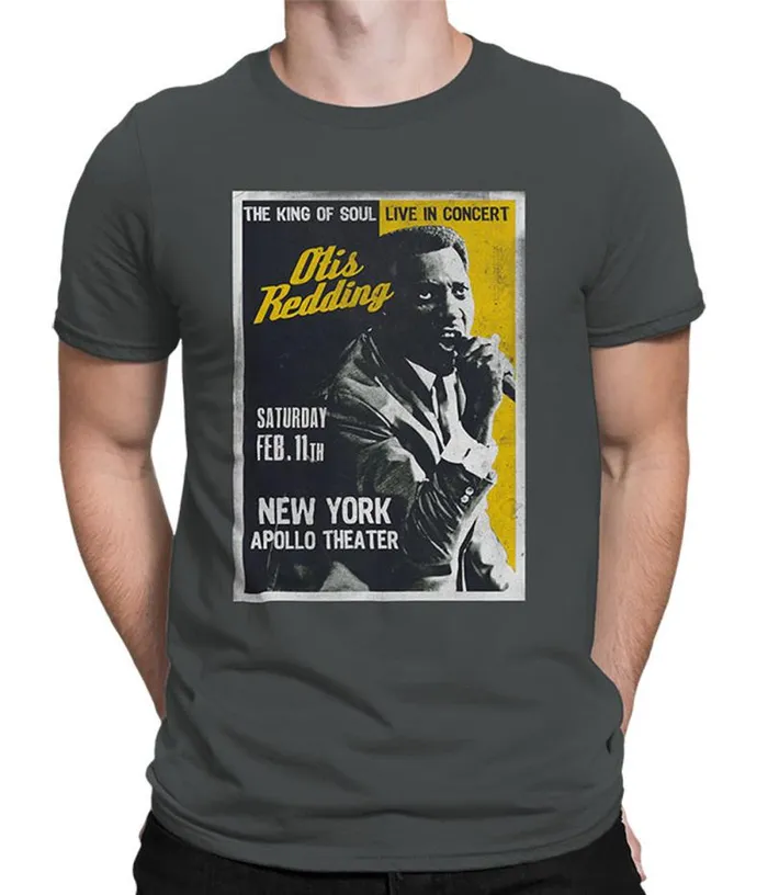 Liquid Blue Athletic TShirt Men Apollo Theatre Grey Athletic TShirt