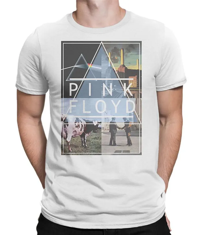 Liquid Blue Athletic TShirt Men Floyd Classics White Athletic TShirt