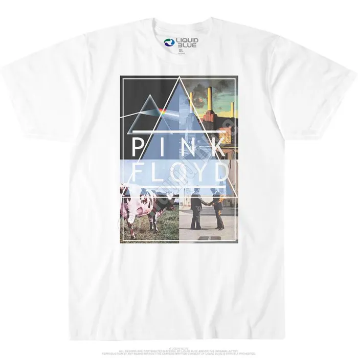 Liquid Blue Athletic TShirt Men Floyd Classics White Athletic TShirt