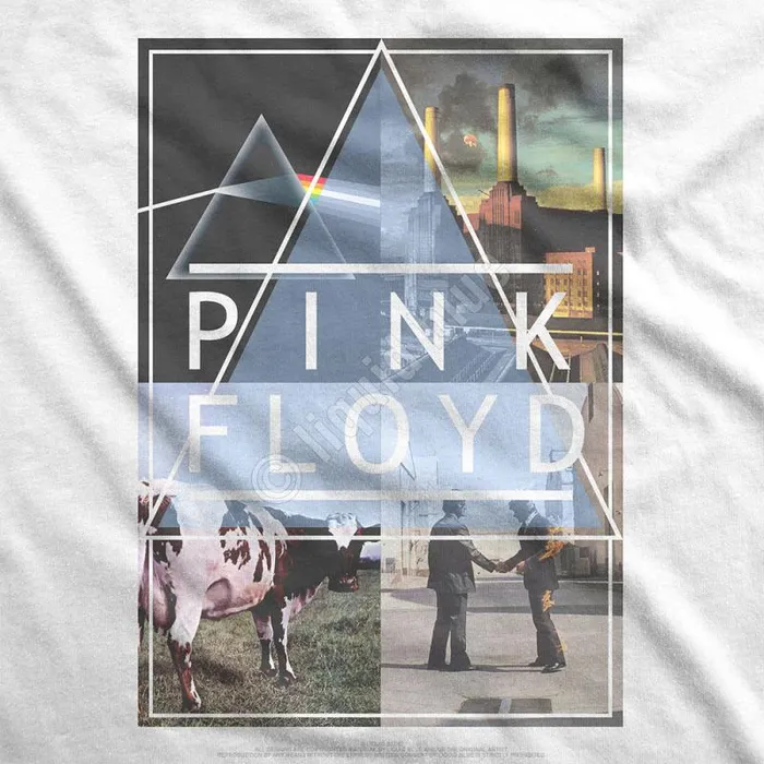 Liquid Blue Athletic TShirt Men Floyd Classics White Athletic TShirt