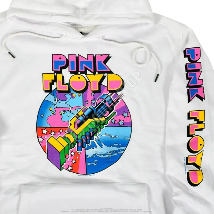 Liquid Blue Hoodie Men WYWH Mod White Sleeve Printed Hoodie