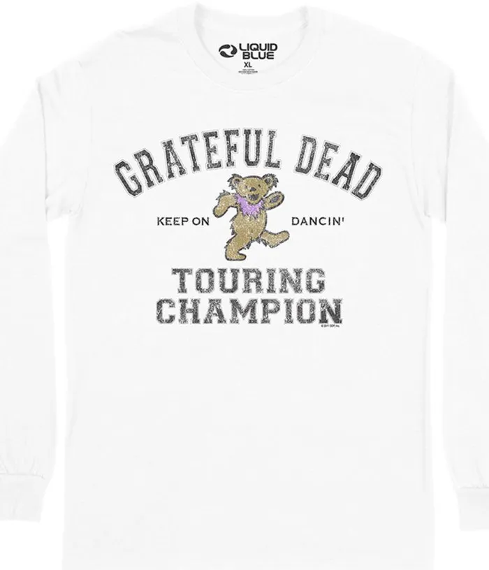 Liquid Blue Long Sleeve Men Touring Champion Long Sleeve TShirt