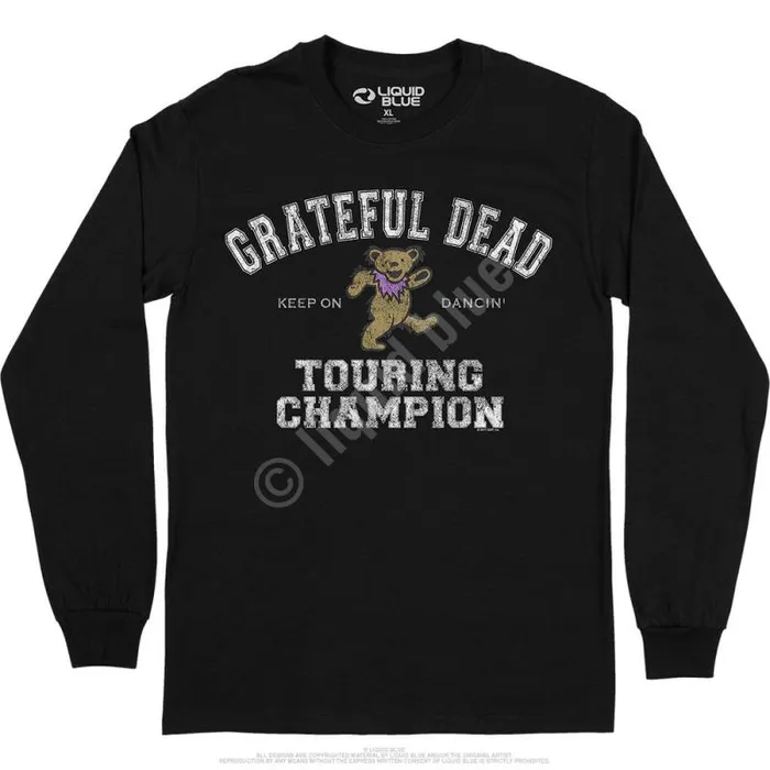 Liquid Blue Long Sleeve Men Touring Champion Long Sleeve TShirt