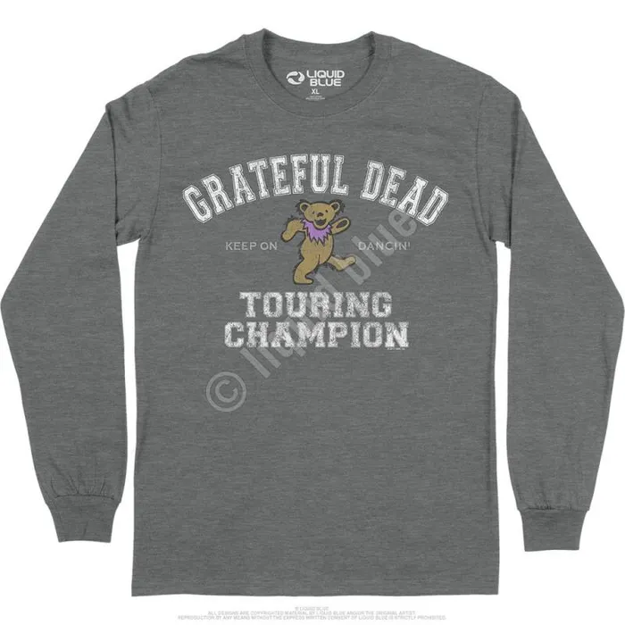 Liquid Blue Long Sleeve Men Touring Champion Long Sleeve TShirt