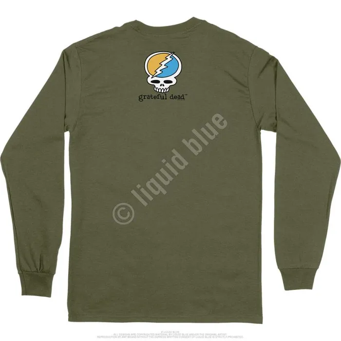 Liquid Blue Long Sleeve Men Wagon Dead Is Better Long Sleeve TShirt