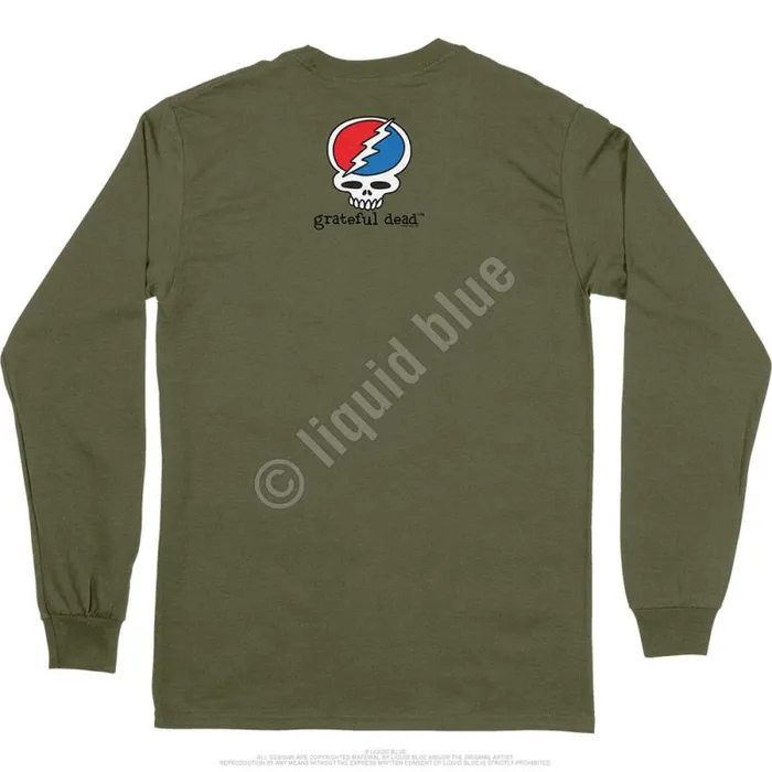 Liquid Blue Long Sleeve Men Yankee Dead Is Better Long Sleeve TShirt