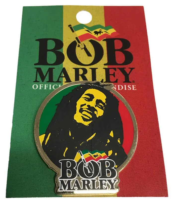 Liquid Blue Pins Accessories Marley Circular Enamel Pin