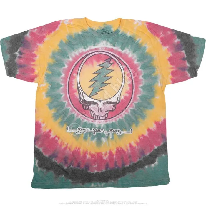 Liquid Blue PolyCotton TShirt Men Vintage Rasta SYF PolyCotton TieDye TShirt Liquid Blue PolyCotton TShirt Men Vintage Rasta SYF PolyCotton TieDye TShirt