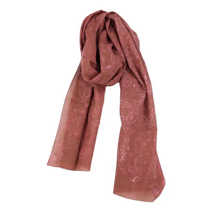 Liquid Blue Scarves Accessories GD Long Bear Red Scarf