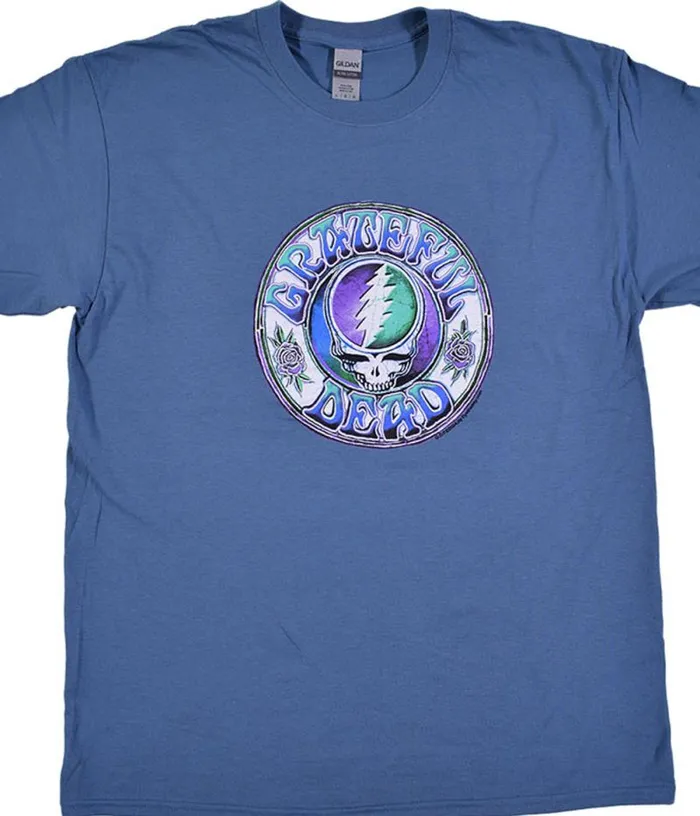 Liquid Blue TShirt Men Batik SYF Blue TShirt