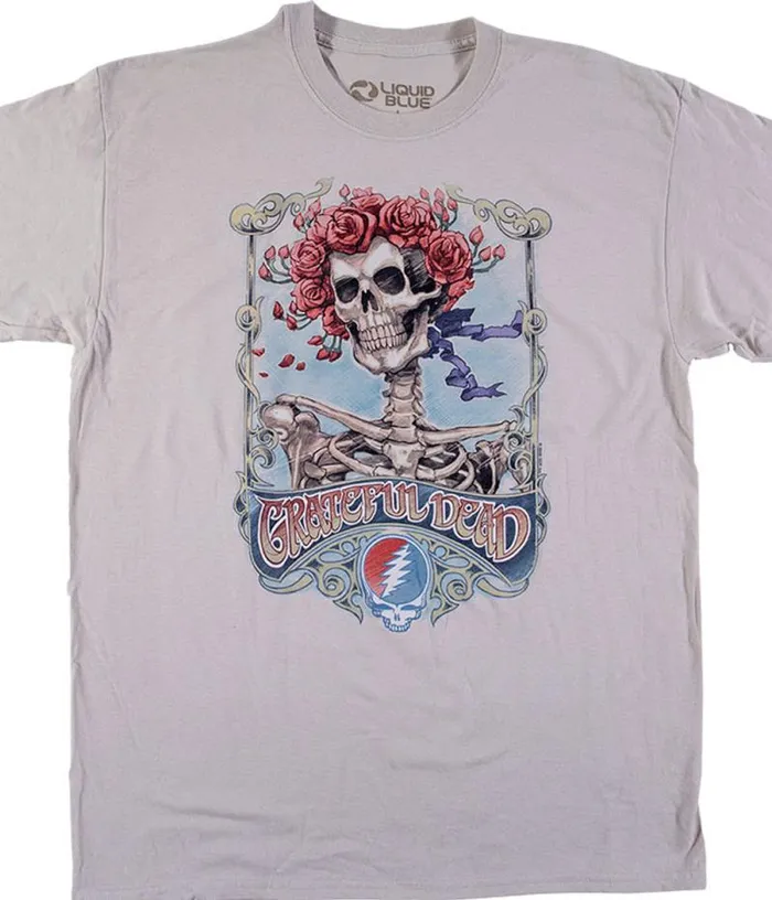 Liquid Blue TShirt Men Big Bertha Tan TShirt