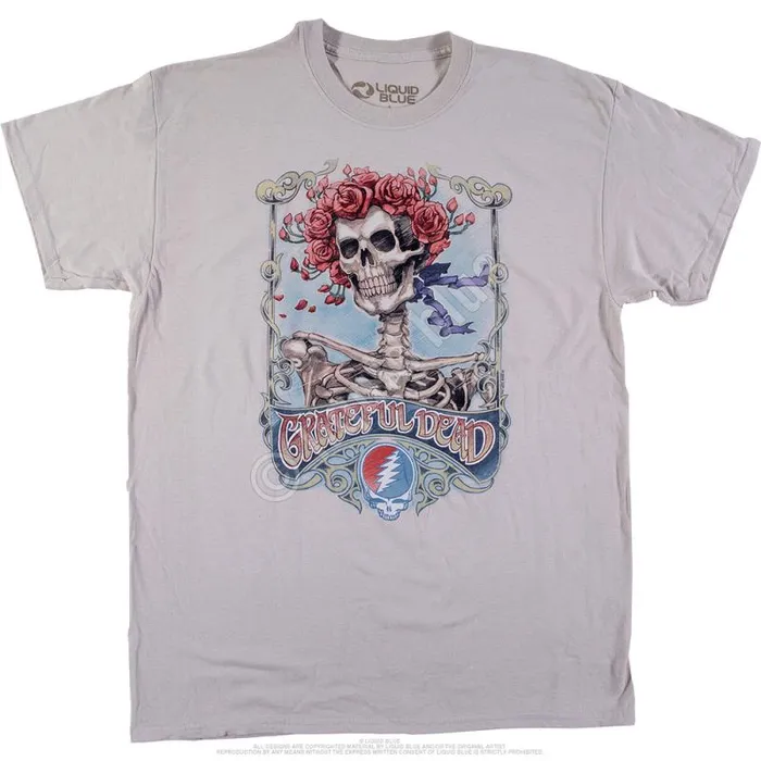 Liquid Blue TShirt Men Big Bertha Tan TShirt
