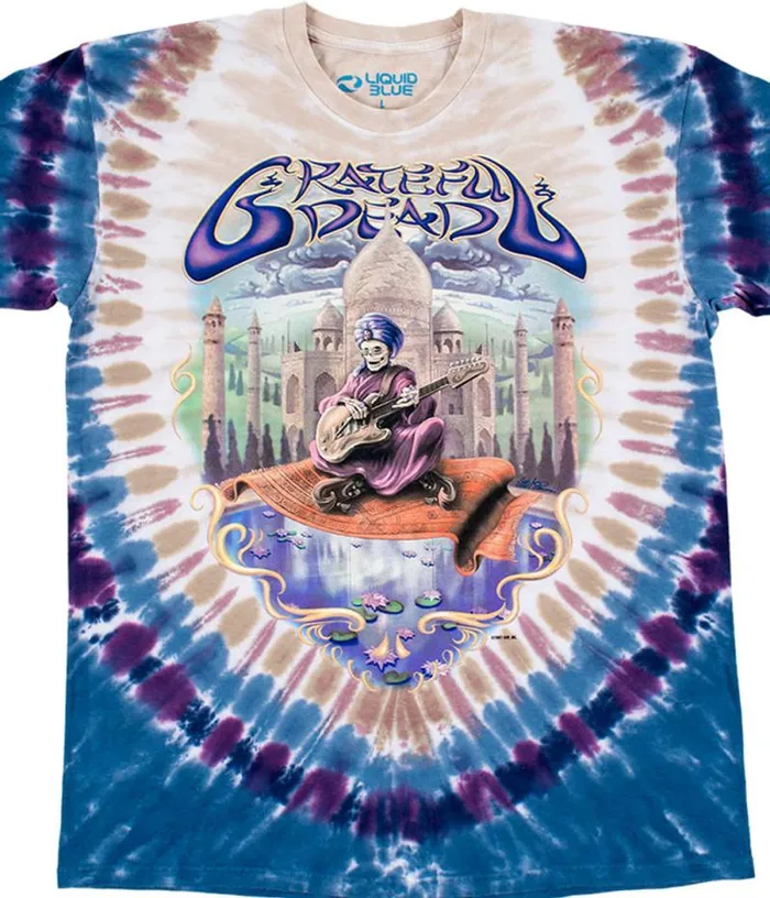 Liquid Blue TShirt Men Carpet Ride TieDye TShirt