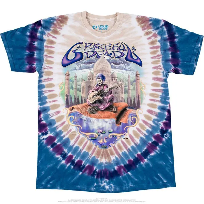 Liquid Blue TShirt Men Carpet Ride TieDye TShirt