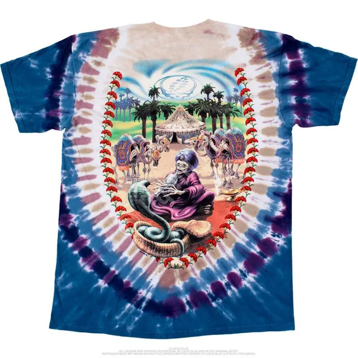 Liquid Blue TShirt Men Carpet Ride TieDye TShirt