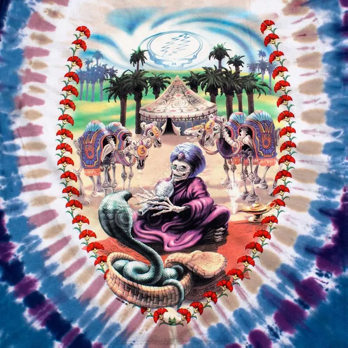 Liquid Blue TShirt Men Carpet Ride TieDye TShirt