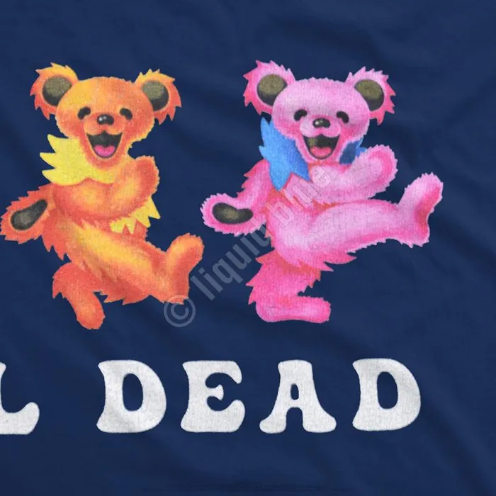 Liquid Blue TShirt Men Dancing Bears 30 Navy TShirt