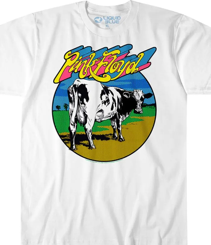 Liquid Blue TShirt Men Distant Bells White Athletic TShirt