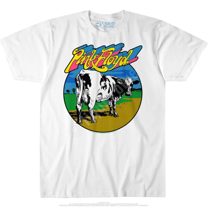 Liquid Blue TShirt Men Distant Bells White Athletic TShirt