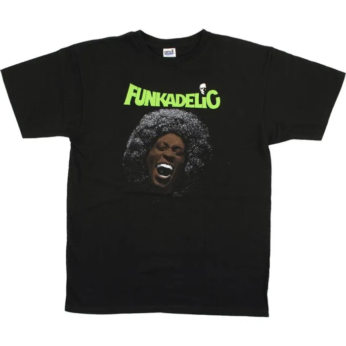 Liquid Blue TShirt Men Funkadelic Maggot Brain Black TShirt
