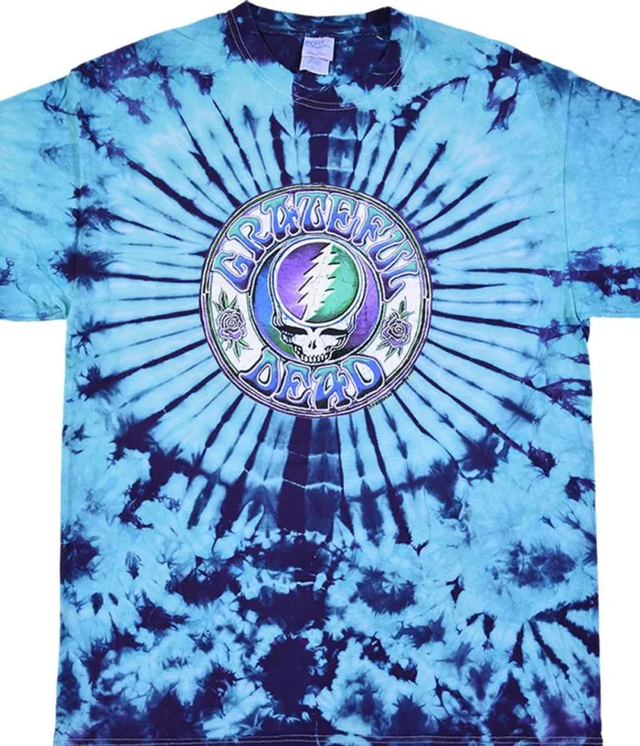 Liquid Blue TShirt Men GD Batik SYF TieDye TShirt