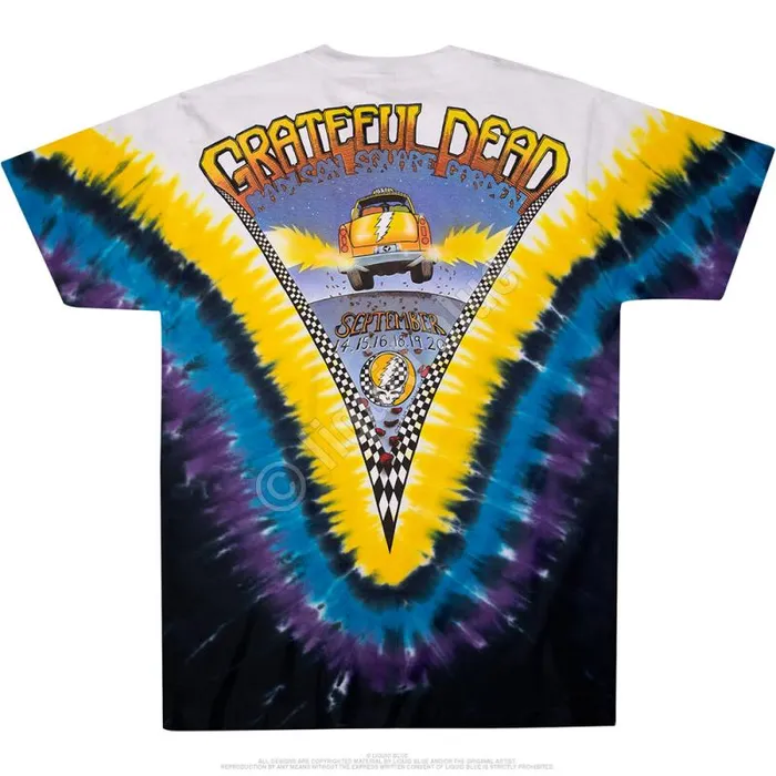 Liquid Blue TShirt Men GD Taxi TieDye TShirt