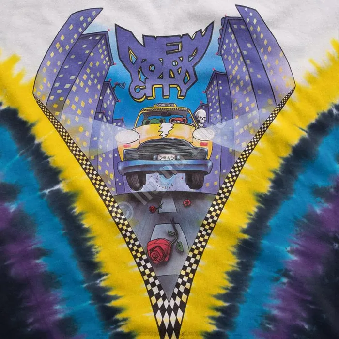 Liquid Blue TShirt Men GD Taxi TieDye TShirt