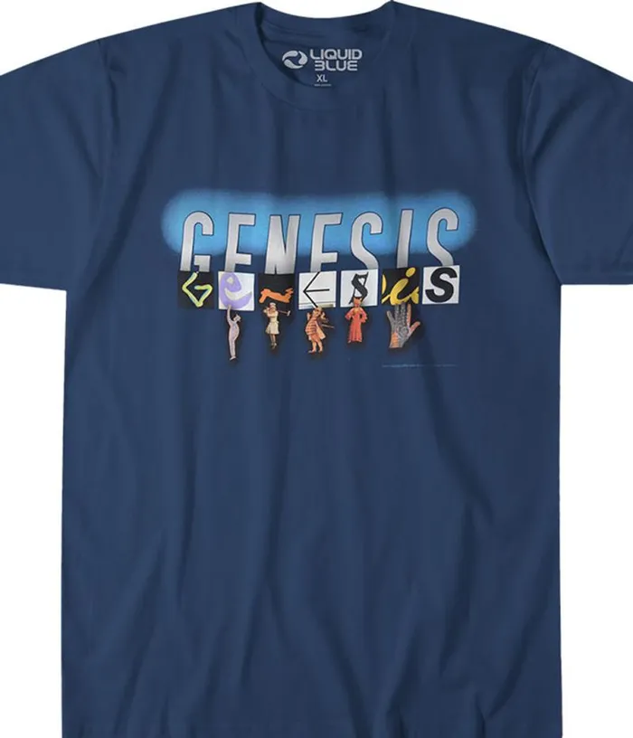 Liquid Blue TShirt Men Genesis Navy TShirt
