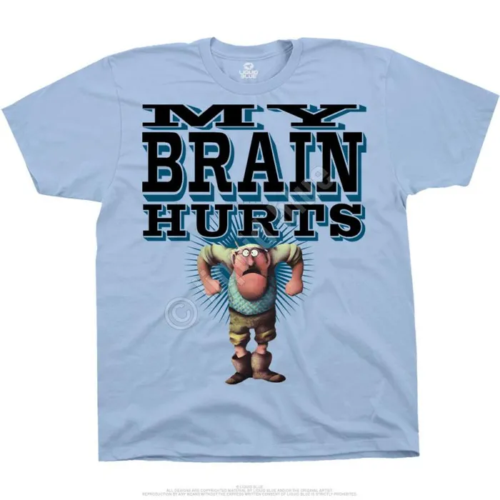 Liquid Blue TShirt Men Gumbys Light Blue TShirt