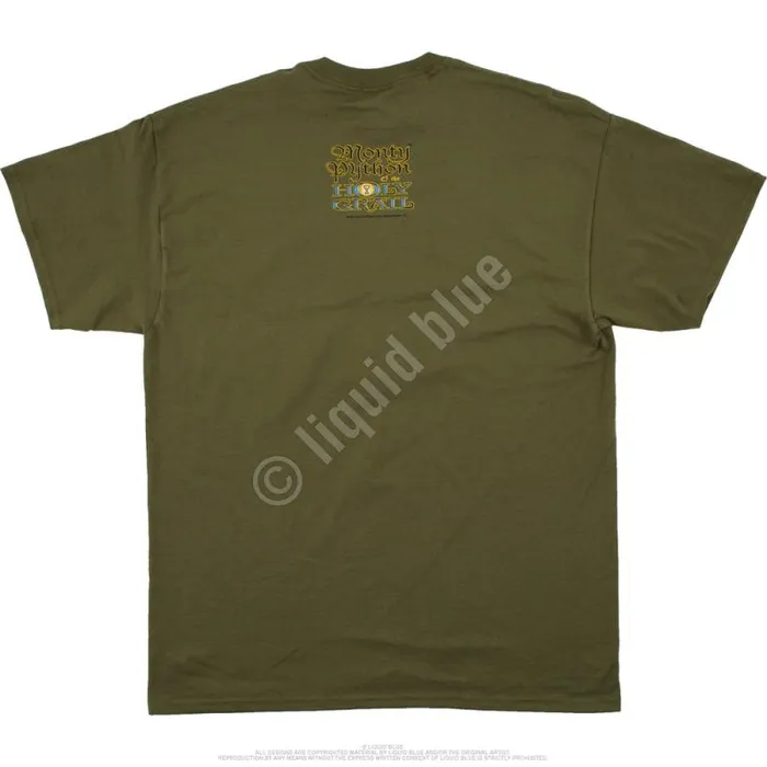 Liquid Blue TShirt Men Holy Hand Grenade Green TShirt