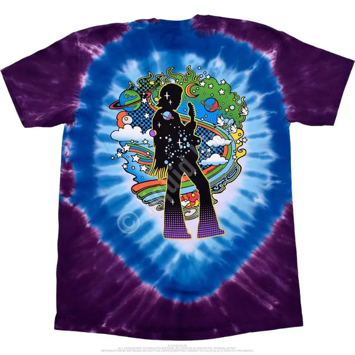 Liquid Blue TShirt Men Jimi Mod TieDye TShirt