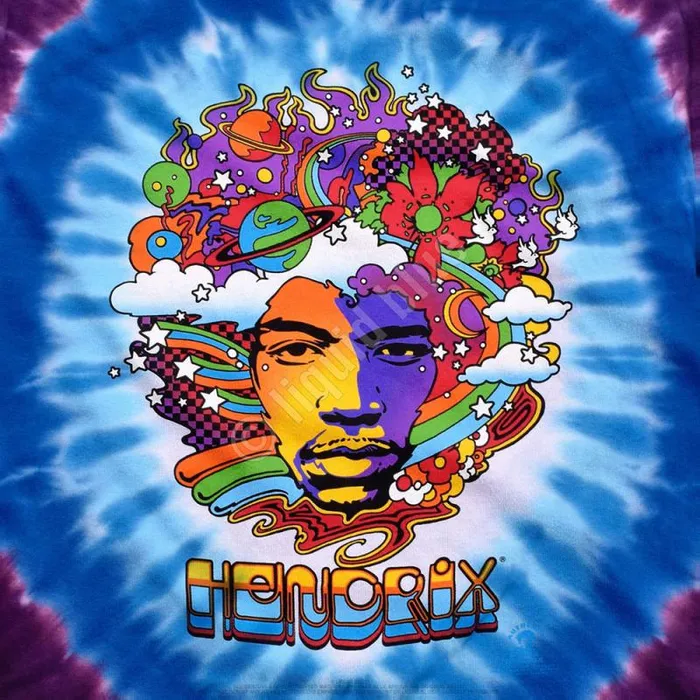 Liquid Blue TShirt Men Jimi Mod TieDye TShirt