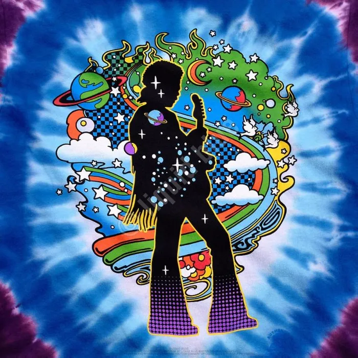 Liquid Blue TShirt Men Jimi Mod TieDye TShirt