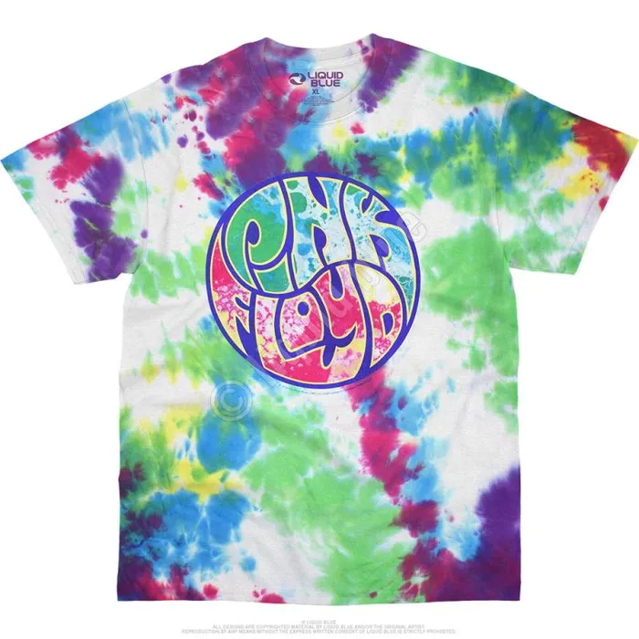 Liquid Blue TShirt Men Liquid Light Show TieDye TShirt