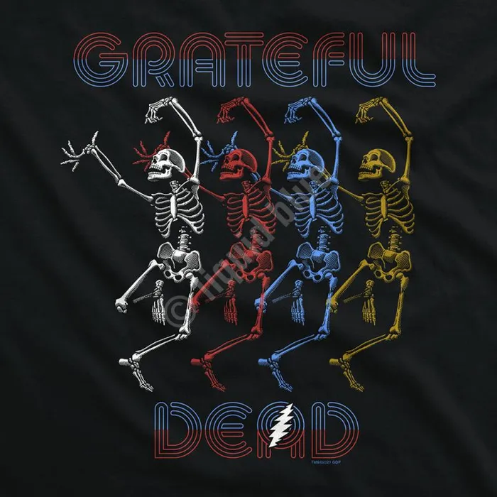 Liquid Blue TShirt Men Marquee Dead Black TShirt